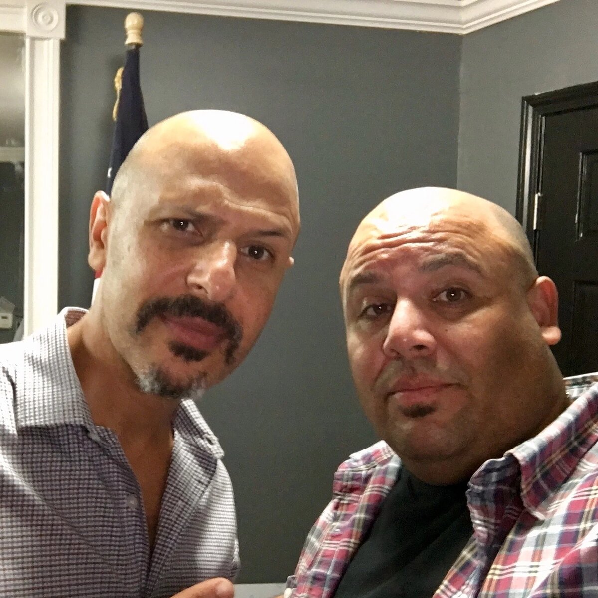 Carlos Rodriguez with Maz Jobrani